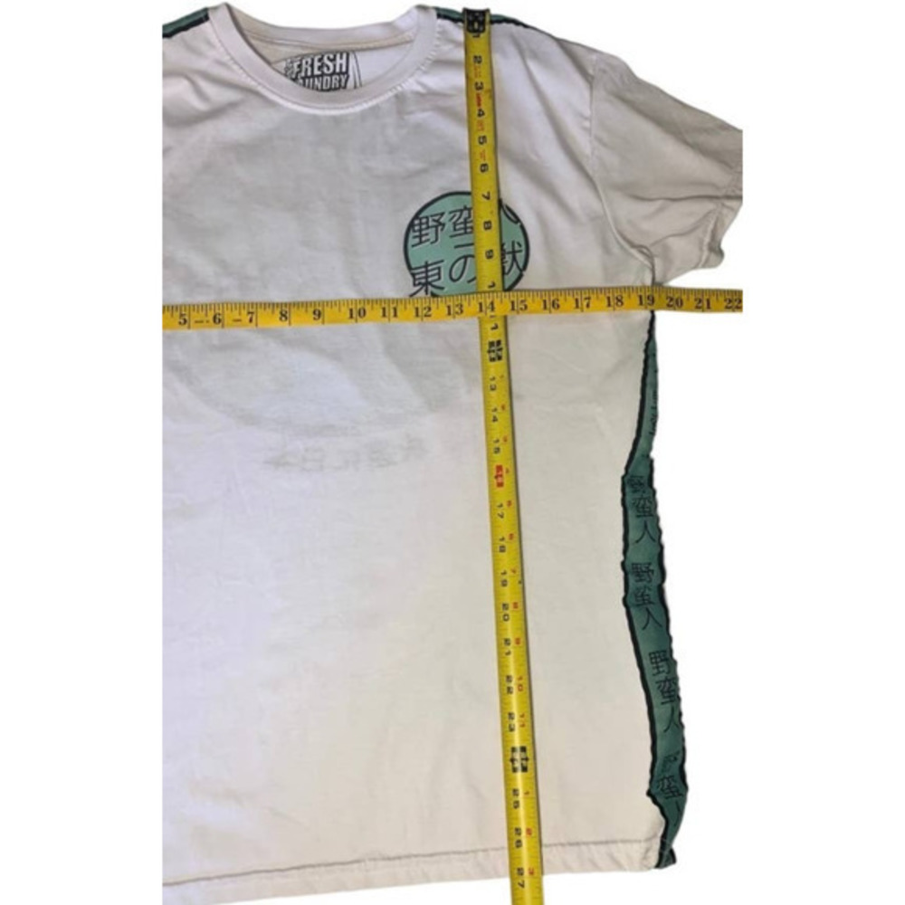Fresh Laundry Japan T Shirt Mens Medium Short Sleeve White Graphic - Picture 9 of 11